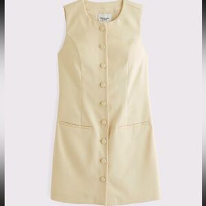 Abercrombie & Fitch Mara High-Neck Vest Mini Dress